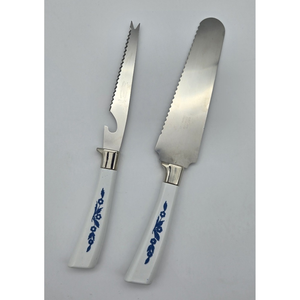 Sheffield Serving Utensil Cake Pie Server Sandwich Knife Cornflower Blue UK 9"